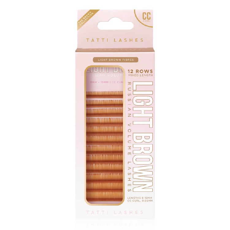 Tatti Lashes Classic Light Brown Lashes 0.20cc