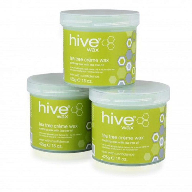 Hive Wax Tea Tree Cream Wax 425G 3For2
