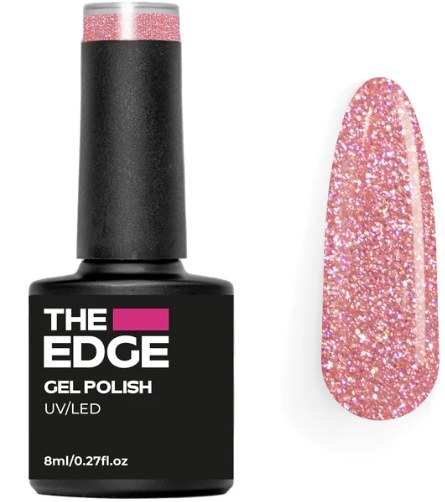 The Edge Gel Polish Blush Glitter