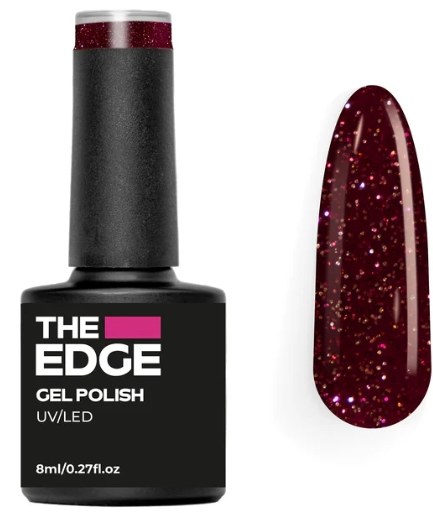 The Edge Gel Polish Chestnut Glitter
