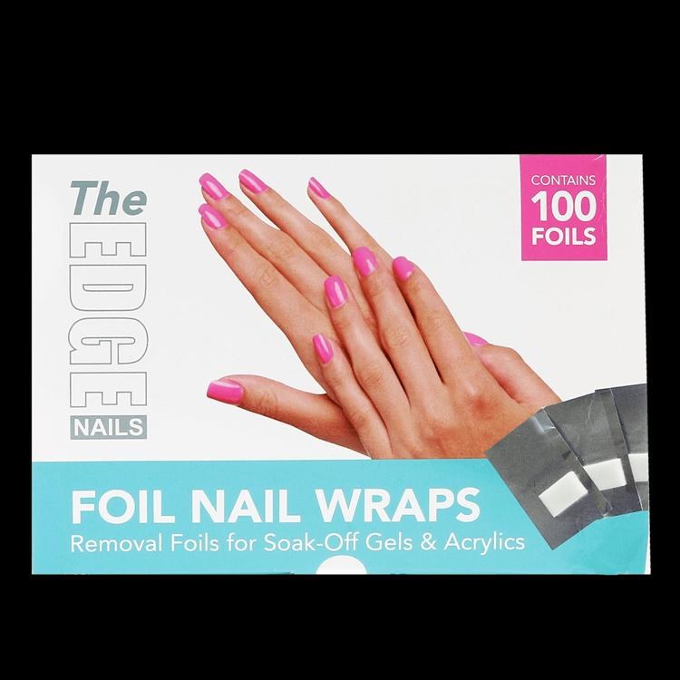 The Edge Foil Nail Wraps 100pk