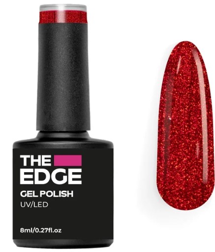 The Edge Gel Polish Metallic Red