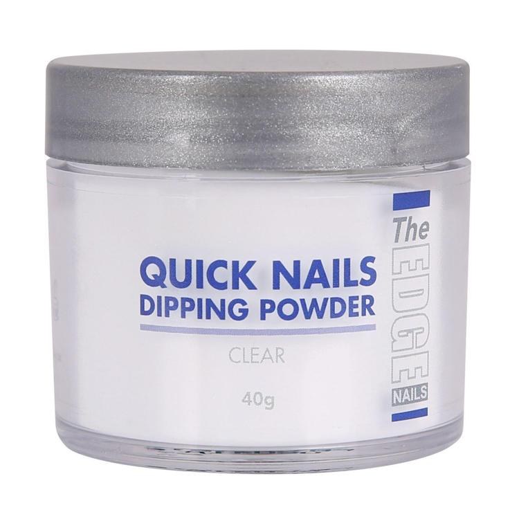 The Edge Nails Quick Nails Dipping Powder Clear 40g