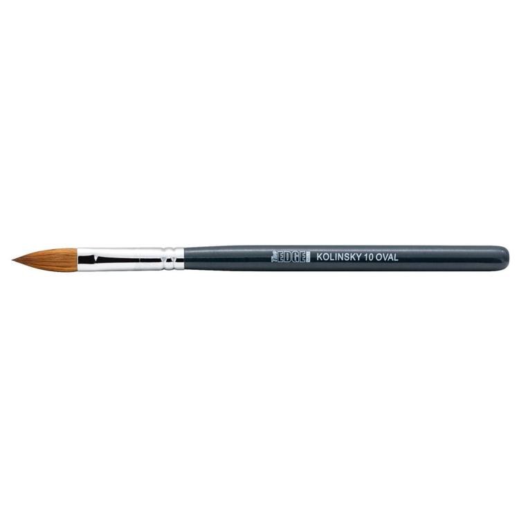 The Edge No 10 Kolinsky Black Handle