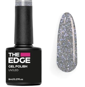 The Edge Gel Polish Reflective Silver Gel Polish