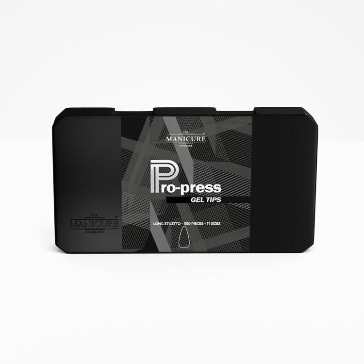 The Manicure Company ProPress Tips Long Stiletto 550 pack