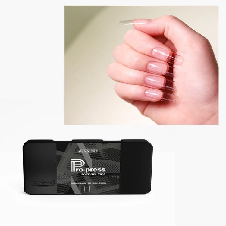 The Manicure Company ProPress Tips Medium Square (550) pack