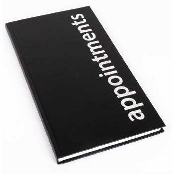 Agenda 3 Assistant Appointment Book Black
