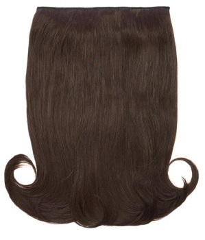 Stranded 20'' Flick One Piece Clip In Chocolate Dahlia