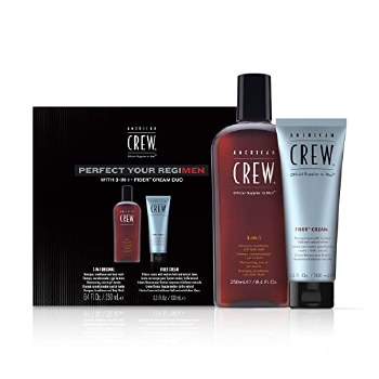 American Crew Regimen 3-in-1 & Fiber Cream Duo Gift Set