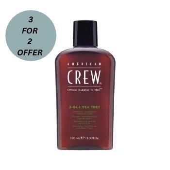 American Crew  3-In1 Tea Tree 450Ml