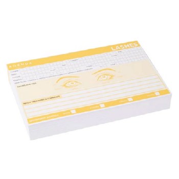 Agenda Lash/Brow  Record Cards