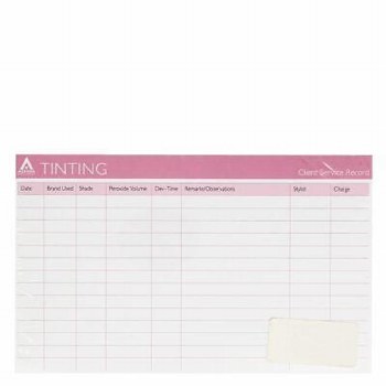 Agenda Tinting Cards (100)