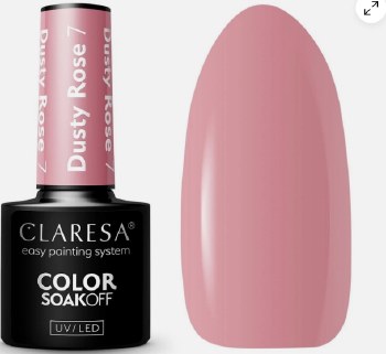 Claresa Gel Polish Dusty Rose 7