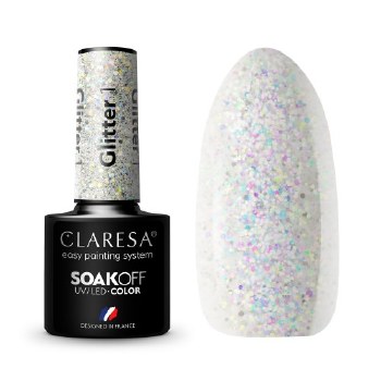 Claresa Gel Polish  Glitter 1
