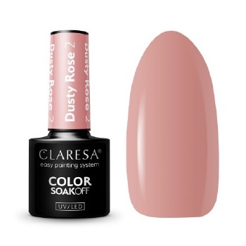 Claresa Gel Polish Dusty Rose 2
