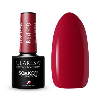 Claresa Gel Polish 418 Red