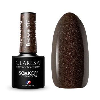 Claresa  Gel Polish 317 Brown