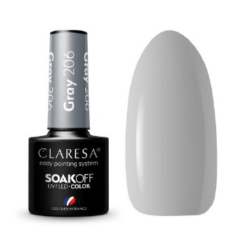 Claresa Gel Polish 206 Gray