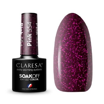Claresa Gel Polish 554 Pink