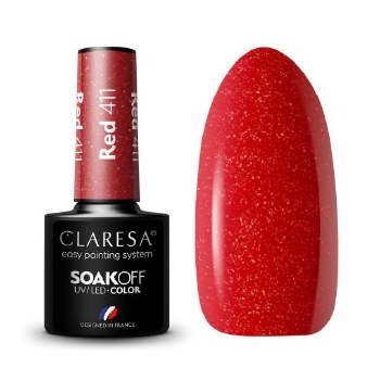 Claresa Gel Polish 411 Red