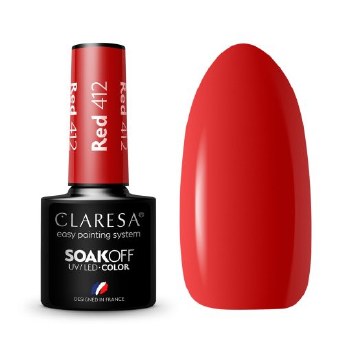 Claresa Gel Polish 412 Red