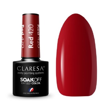 Claresa Gel Polish 420 Red