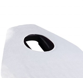 Head Gear Couch Cover White (With Face Hole)