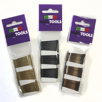 Hair Tools 1.5''  Inch Brown Pins 50's