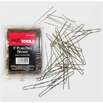 Hair Tools 2" Waved Pins Brown 1000pk