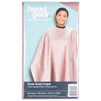 Head Gear  Rose Gold Cape