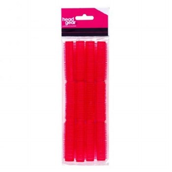 Head Gear  Velcro Red Rollers 13 mm