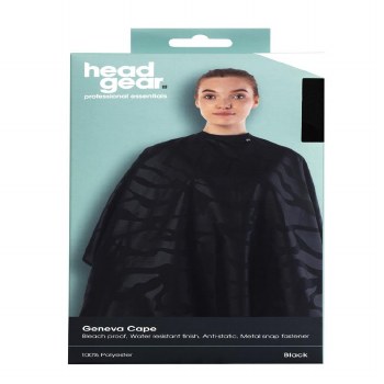 Head Gear Geneva Black Cutting Cape