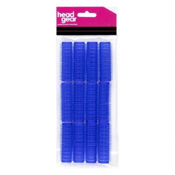 Head Gear Velcro Rollers Blue 15 mm