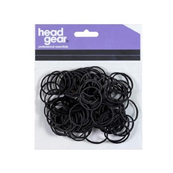 Headgear Elastic Bands Black  250pk  700-01