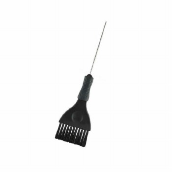 Head Gear Hairdressing Tint Brush Large Black Metal Pin