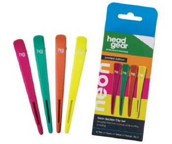 HG Neon Sectioning Clips 4 pk