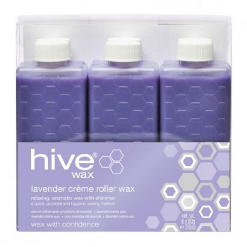 Hive Wax Lavender Crème Roller Wax 6Pk