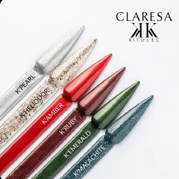 Claresa  K'Crystal Emerald Gel Polish