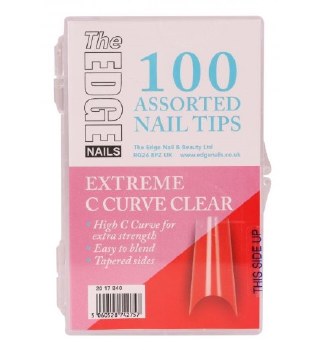 The Edge Nail Tips Competition  Natural 100pk