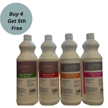 Purely Hair & Beauty Cream Peroxide 6%  1Litre