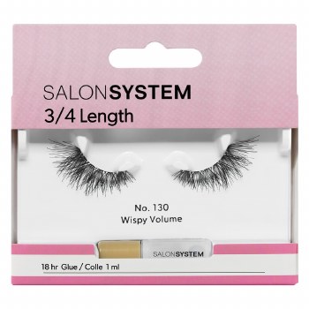 Salon Systems Strip Lash 3/4 Length Wispy Volume 130