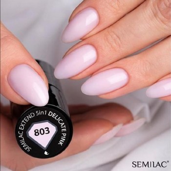 Semilac 5in1 803 Delicate Pink