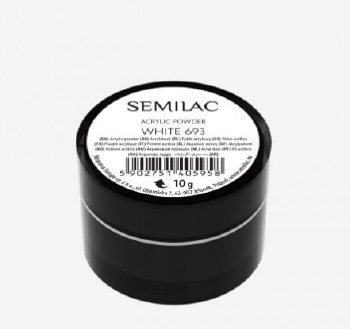 Semilac Acrylic Powder White 693
