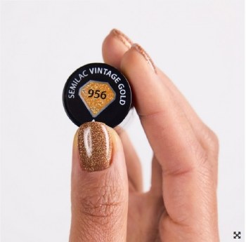 Semilac Gel Polish Vintgage Gold 956