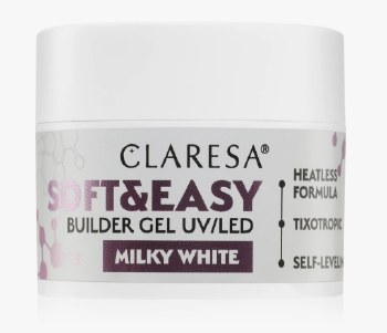 Claresa Soft & Easy Builder Gel Milky White Gel