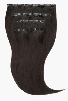 Stranded 18" Seamless Clip-in Human Hair Extension (105g) -Colour  Queen Of The Night 18''