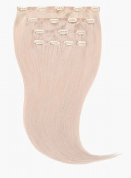 Stranded 18" Seamless Clip-in Human Hair Extension (105g) -Colour Pearl Moon