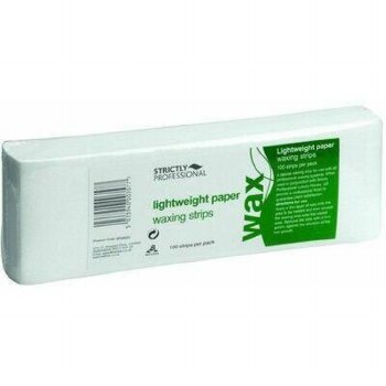 Strictly Professional  Light Paper Wax Strips 100pk