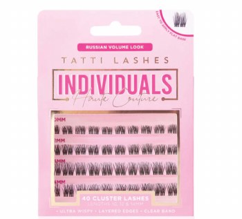 Tatti Lashes Haute Couture Indivudal Clusters Mixed Length
